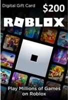Roblox Card $200 (Instant E-Mail Delivery)