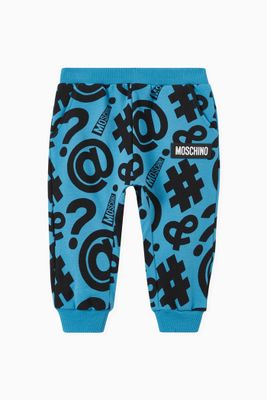 Special Characters Print Sweatpants in Cotton