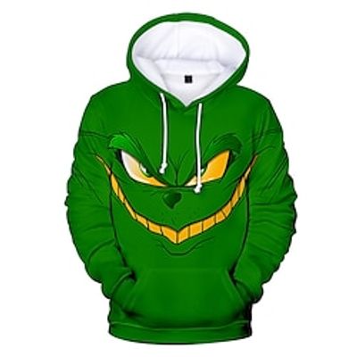 The Grinch Grinch Ugly Christmas Sweater Sweatshirt Hoodie Print Front Pocket Graphic Hoodie For Men's Women's Unisex Adults' 3D Print 100% Polyester Party Festival Lightinthebox The Grinch Grinch Ugly Christmas Sweater Sweatshirt Hoodie Print Front Pocket Graphic Hoodie For Men's Women's Unisex Adults' 3D Print 100% Polyester Party Festival Lightinthebox