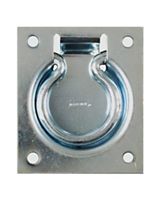 National Zinc Flush Ring Pull - thumbnail