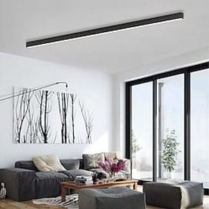 LED Ceiling Light Dimmable 60cm 80cm Line Design Acrylic Metal Ceiling Lights for Living Room Office 110-240V Lightinthebox