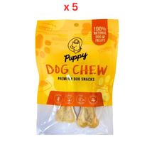 Puppy Pressed Bone 4" 2pcs 80g (Pack Of 5)