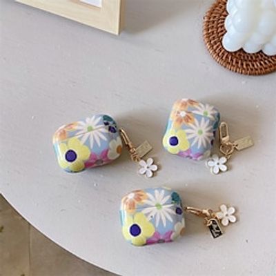 Airpods Case Cover Hard PC Compatible with Apple Airpods 12 AirPods 4 AirPods 3 with Lanyard Shockproof Lightinthebox