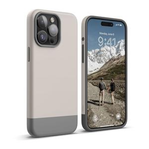 Elago MagSafe Glide Case For iPhone 15 Pro Max - Stone/Medium Grey