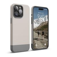 Elago MagSafe Glide Case For iPhone 15 Pro Max - Stone/Medium Grey - thumbnail