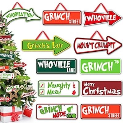 Grinchs Christmas Tree Decorations - Grinchs Christmas Tree Hanging Ornament Holiday Xmas Grinchs Ornaments Grinchs Christmas Decorations Decor Home Indoors miniinthebox Grinchs Christmas Tree Decorations - Grinchs Christmas Tree Hanging Ornament Holiday Xmas Grinchs Ornaments Grinchs Christmas Decorations Decor Home Indoors miniinthebox