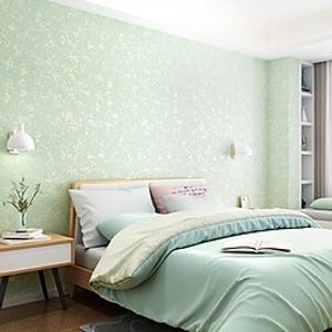 Wallpaper Self Adhesive Non-woven Fabric 3D Plain Living Room Diatom Mud Background Wall Wallpaper Bedroom Nordic Warm Home Stickers miniinthebox