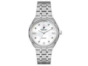 Beverly Hills Polo Club Womens Analog White Mop Dial Watch - BP3274X.320