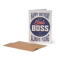 Legami Greeting Card - Large - Boss (11.5 x 17 cm)