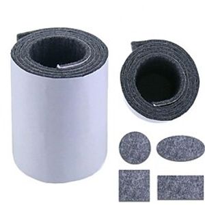 1 Pack Felt Tape in Self Adhesive Dark Gray Polyester Felt Strip Roll 100cm Different Thick for Protect Furniture Hard Surface and Freedom DIY Adhesive miniinthebox