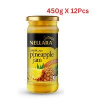 Nellara Pineapple Jam 450Gm Bottle (Pack of 12)