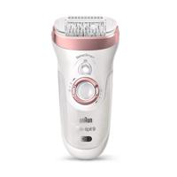 Braun Silk-epil SES 9720 | Shaver Trimmer | Wet and Dry Cordless Epilator | 3 extras | SES9720 | White Color