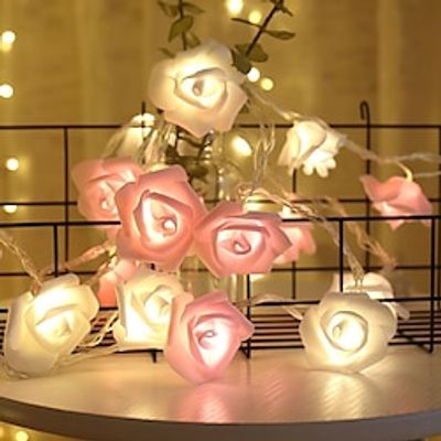 Rosette Lamp String LED Foam Colored Lamp Proposing On Valentine's Day  Mother's Day Lightinthebox