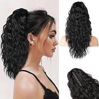 Ponytail Extension Claw Clip on Ponytail Extension for Women Long Curly Wavy Hair Extensions Natural Fluffy Synthetic Clip in Ponytail Hairpiece for Daily Lightinthebox