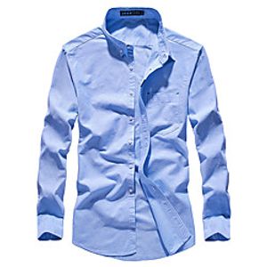 Men's Hiking Shirt  Button Down Shirts Fishing Shirt Military Tactical Shirt Long Sleeve Jacket Shirt Top Outdoor Quick Dry Lightweight Breathable Sweat wicking Autumn  Fall Spring Summer Light Lightinthebox