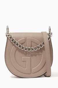 Anna Monogram Leather Crossbody Bag