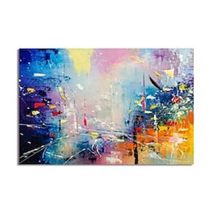 Oil Painting Handmade Hand Painted Wall Art Abstract Canvas Painting Home Decoration Decor Stretched Frame Ready to Hang miniinthebox