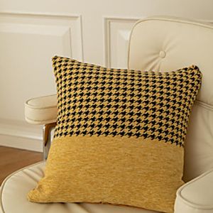 PillowCase Northern Europe Thicken Classic Houndstooth Fashion PillowCase Backrest Modern Sample Room Cushion Cover Living Room Bedroom Sofa Cushion Cover miniinthebox