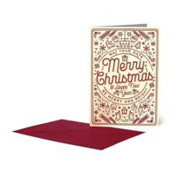 Legami Unusual Christmas Greeting Cards Merry Christmas