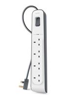 Belkin 4 Way Surge Protection Strip 2 Meter With 2 X 2.4Amp USB Charging