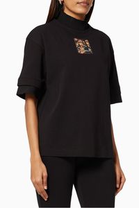 R-EAcreate Logo Patch T-shirt in Jersey