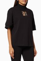 R-EAcreate Logo Patch T-shirt in Jersey - thumbnail