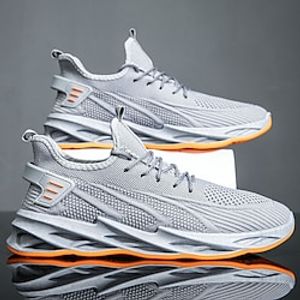 Men's Casual Shoes Sporty Look Sporty Casual Outdoor Daily Running Shoes Walking Shoes Mesh Breathable Comfortable Slip Resistant Black Blue Light Grey Summer Spring Fall Lightinthebox
