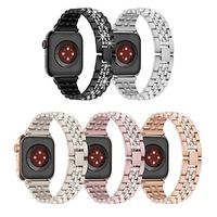 1PC Smart Watch Band Compatible with Apple iWatch 38/40/41mm 42/44/45/49mm Alloy Adjustable Breathable Quick Release Jewelry Bracelet for iWatch Smartwatch Strap Wristband for Series 8/7/6/5/4/3/2/1 miniinthebox - thumbnail