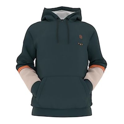 Men's Pullover Hoodie Sweatshirt Dark Gray Hooded Letter Graphic Prints Print Daily Sports 3D Print Basic Streetwear Designer Spring   Fall Clothing Apparel Hoodies Sweatshirts  Long Sleeve Lightinthebox