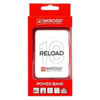 Skross 1400131 10000mAh 2Pcs Bundle 10 Compact & Sleek Power Bank, White