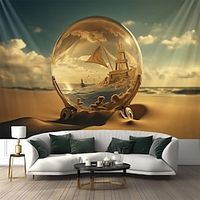 Desert Crystal Ball Hanging Tapestry Wall Art Large Tapestry Mural Decor Photograph Backdrop Blanket Curtain Home Bedroom Living Room Decoration Lightinthebox - thumbnail