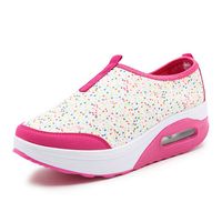 Colorful Dots Rocker Sole Platform Casual Shake Shoes