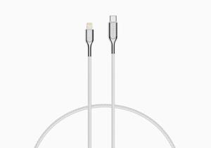 Cygnett Armoured Lightning to USB-C Cable 1m White