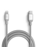 Adam Elements PeAk II C120B USB-C to Lightning Cable 120cm 47.24 x 4.72 x 2.5 inch Silver