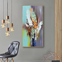 Handmade Oil Painting Canvas Wall Art Decoration Modern Abstract for Home Entryway Decor Rolled Frameless Unstretched Painting Lightinthebox