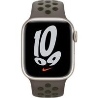 Apple Nike Sport Band 45mm - Regular Olive Gray/Cargo Khaki