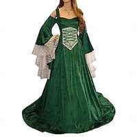 Medieval Renaissance Cocktail Dress Vintage Dress Dress Masquerade Prom Dress Outlander Women's Carnival Party LARP Festival Dress Lightinthebox