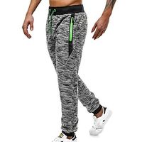 Men's Joggers Sweatpants Drawstring Zipper Pocket Bottoms Outdoor Athleisure Winter Breathable Soft Running Walking Jogging Sportswear Activewear Solid Colored Dark Grey Army Green Light Grey Lightinthebox - thumbnail