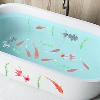 6pcs Bathtub Decal, Chinese Style Fish Bathroom Non-Slip Frosted Sticker, Bathtub Appliques. miniinthebox 6pcs Bathtub Decal, Chinese Style Fish Bathroom Non-Slip Frosted Sticker, Bathtub Appliques. miniinthebox
