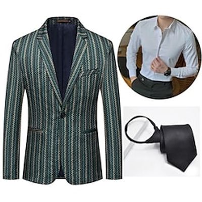 Retro Vintage Roaring 20s 1920s Outfits Suits  Blazers The Great Gatsby Gentleman Men's Cosplay Costume Masquerade Party Party  Evening Coat miniinthebox