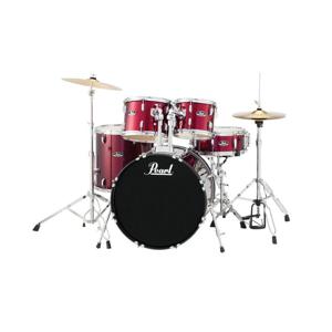 Pearl Rodeshow RS525SC/C#91 5-Piece Complete Drumset With Cymbals - Red Wine Finish