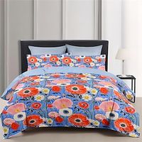 100% Cotton Duvet Cover Set Floral Pattern Comforter Set 23PCS Luxury Bedding Set Home Decor Bedding Gift King Queen Full Size Lightinthebox - thumbnail
