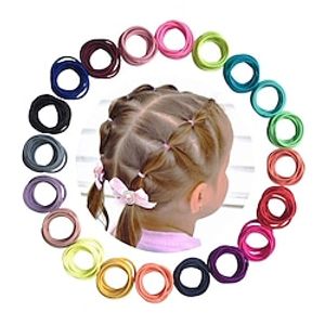 Baby Hair Ties for Girls - 100Pcs Small 1 Elastic Toddler Hair Ties Ponytail Holders Hair Ties for Baby Girls Infants Kids Hair Accessories Lightinthebox