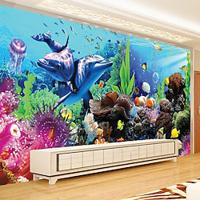 Cool Wallpapers Ocean Wallpaper Wall Mural Undersea Landscape Roll Sticker Peel Stick Removable PVC/Vinyl Material Self Adhesive/Adhesive Required Wall Decor for Living Room Kitchen Bathroom Lightinthebox