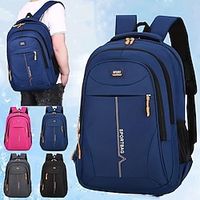Schoolbag Solid Color for Student Boys Girls Multi-function Wear-Resistant Large Capacity Nylon School Bag Back Pack Satchel 22.06 inch Lightinthebox - thumbnail