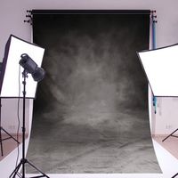 5x10FT Retro Grey Black Vinyl Studio Photo Backdrop Photography Prop Background