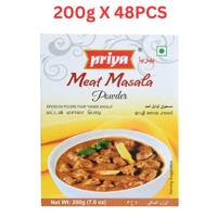Priya Meat Masala Powder 200g Pack of 48