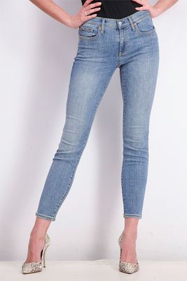 Womens Stretch True Skinny Jeans Washed Blue Womens Stretch True Skinny Jeans Washed Blue