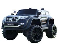 Megastar 4X4 Prado Style 12 V Children Electric Ride on 2 Seater Car - Black (UAE Delivery Only)