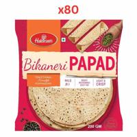 Haldirams Bikaneri Papad 200Gm (Pack Of 80)